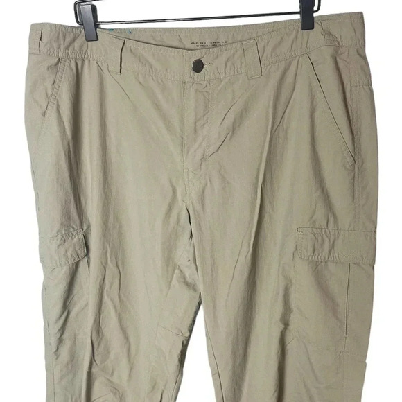 Columbia Men’s Cascades Explorer Cargo Pants Size 38 x 34 in Khaki - Picture 3 of 8